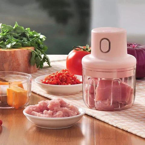 Portable USB Rechargeable Electric Food Chopper & Blender