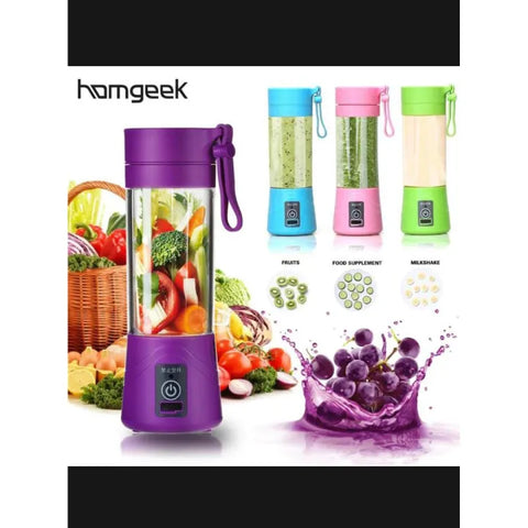 Portable Rechargeable USB Juicer Cup (380ml)